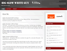 Tablet Screenshot of bigslowwhiteguy.com